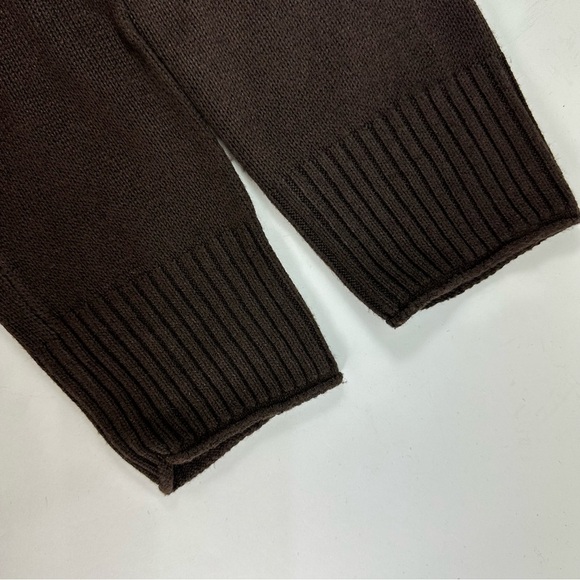 NWT Jessica Simpson Womens Medium Brown Sweater Sheath Dress Long Sleeve Cozy - Picture 8 of 8